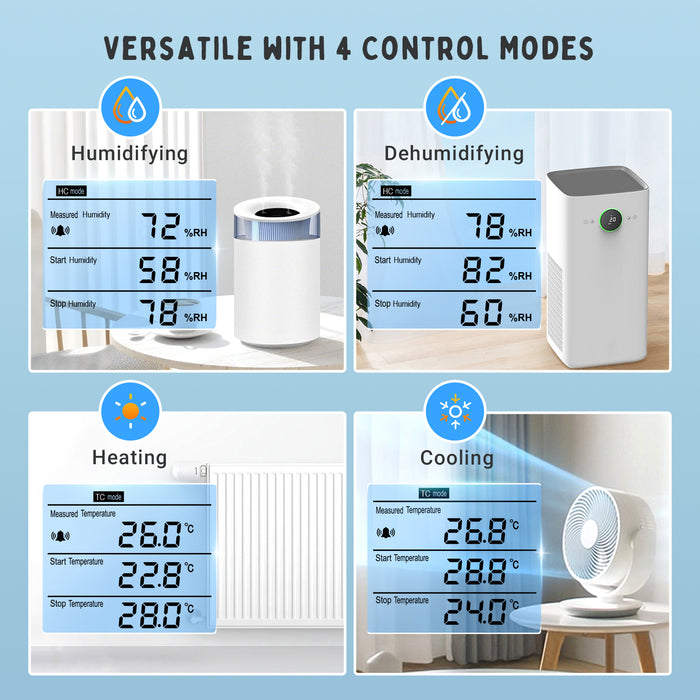 INKBIRDPLUS Temperature and Humidity Controller Heating Cooling Thermostat