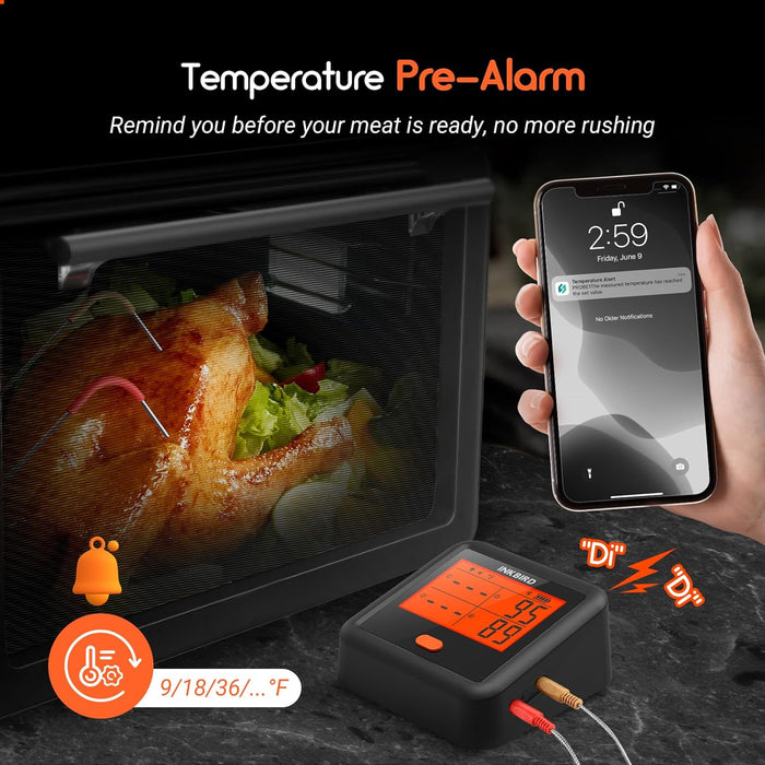 INKBIRD Bluetooth Meat Thermometer IDT-34C-B