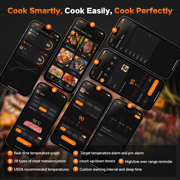 INKBIRD Wireless BBQ Thermometer INT-12-BW  Low n Slow Basics