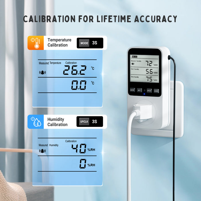 INKBIRDPLUS Temperature and Humidity Controller Heating Cooling Thermostat