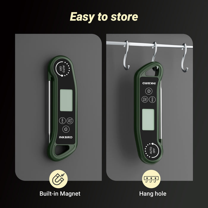 INKBIRD RHT-11K Instant Read Meat Thermometer 0.5 Sec Fast Reading IP65 Waterproof