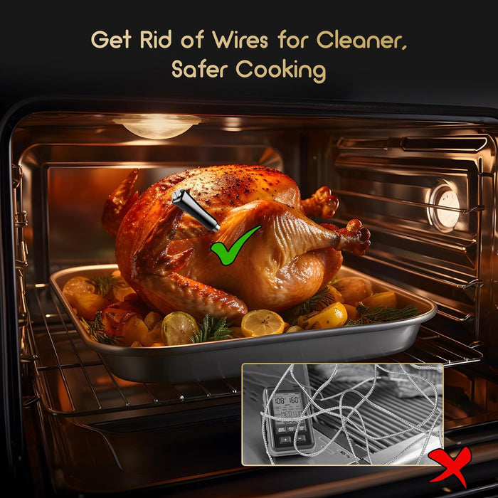 INKBIRD Wireless BBQ Thermometer INT-11P-B Bluetooth Wire-free Food Probe