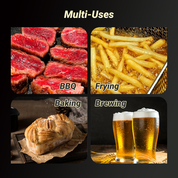 INKBIRD RHT-11K Instant Read Meat Thermometer 0.5 Sec Fast Reading IP65 Waterproof