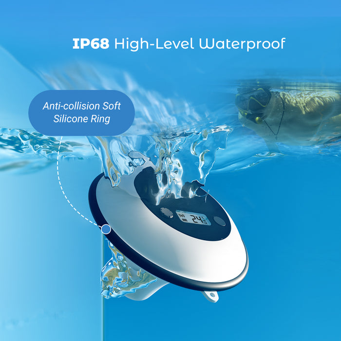 INKBIRD IBS-P05R Solar Powered Wireless Pool Thermometer with Ambient Light IP68 Waterproof