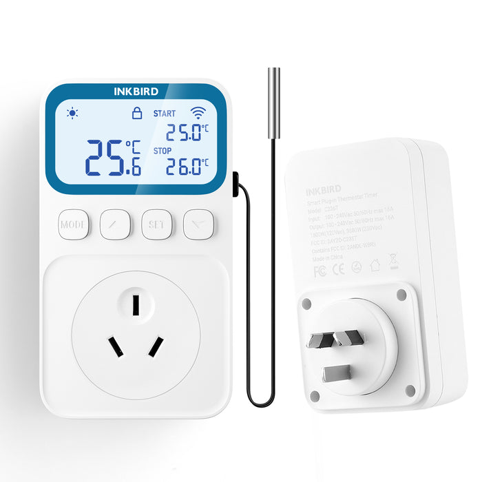 INKBIRD Wifi Digital Thermostat C236T Plug-in Timer Temperature Controller 1800W