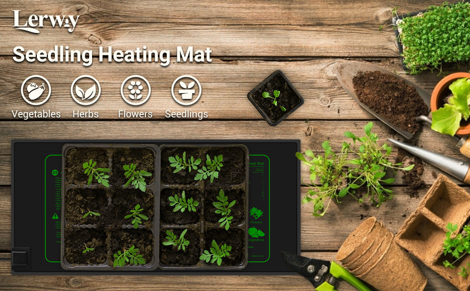 21W Seedling Heating Mat Seed Pad Germination Starter Sprout Plant 240V AU Plug