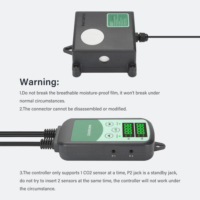 CO₂ Controller ICC-500T With S01 Sensor