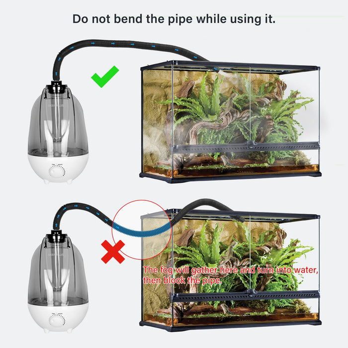 INKBIRD Pet Supplies Reptile Humidifier, 4 Liter Dry Burning-Resistant Fogger
