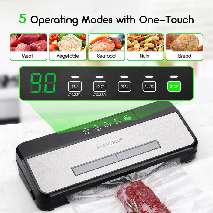 INKBIRD Vacuum Food Sealer with Starter Kit INK-VS03