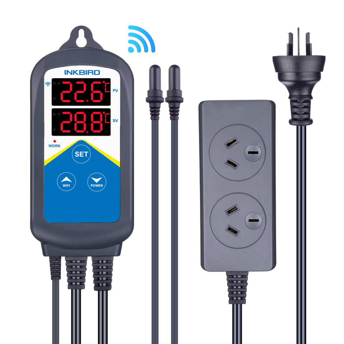 Wi-Fi Aquarium Temperature Controller ITC-306A
