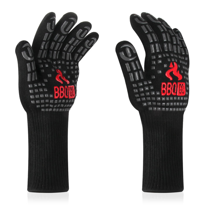 14inch 1472℉ Extreme Heat Resistant BBQ Grilling Gloves