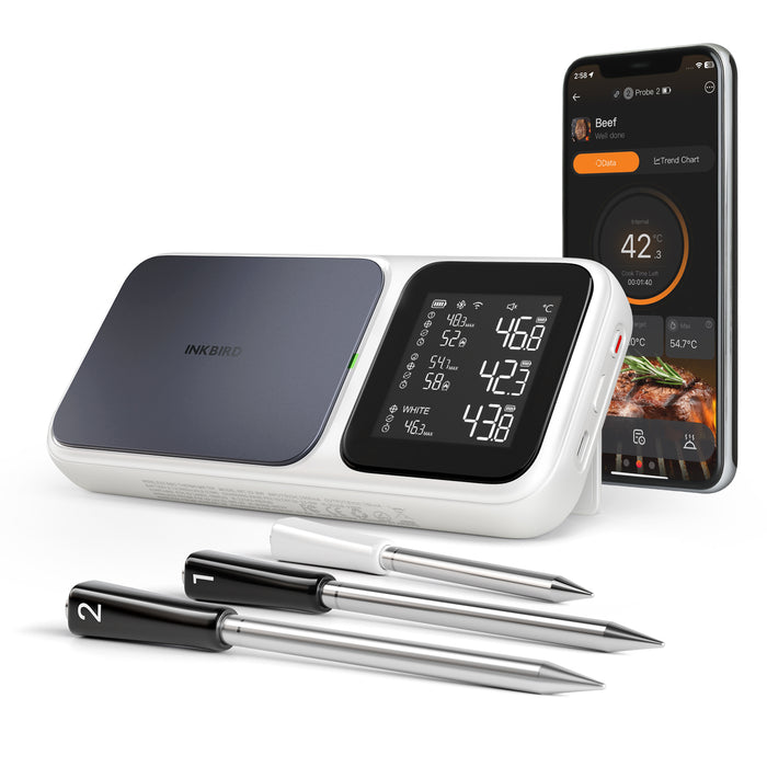 INKBIRD Wifi Bluetooth Wireless BBQ Thermometer INT-33I-BW