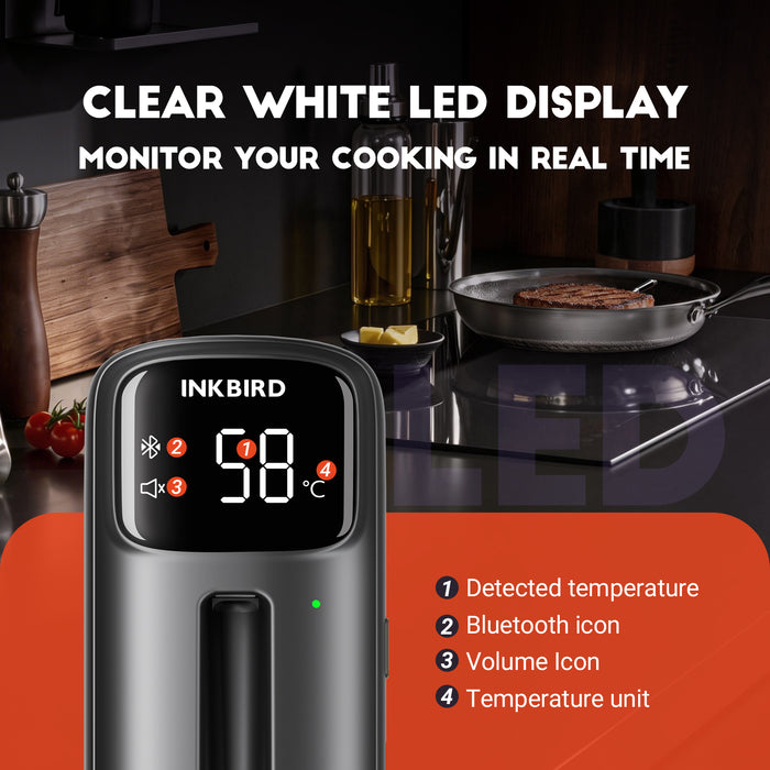 INKBIRD INT-11C-B Wireless Dual-Sensor Meat Thermometer
