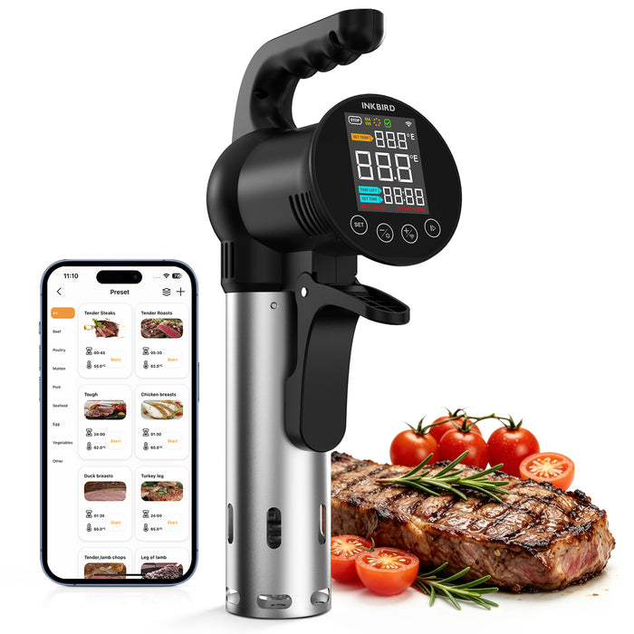 INKBIRD SSV-102-W WiFi Sous Vide Cooker 1000W Sous Vide Machine with 3D Water Circulation