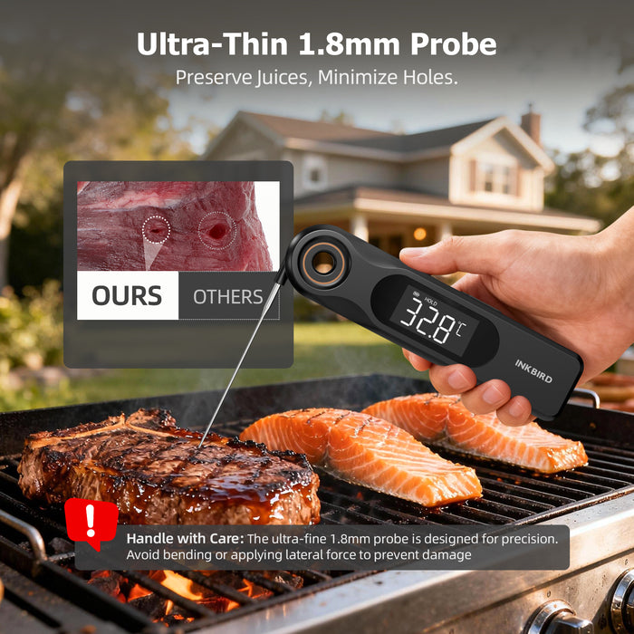 INKBIRD IHT-51K Dual-display Instant Read Food Meat BBQ Thermometer