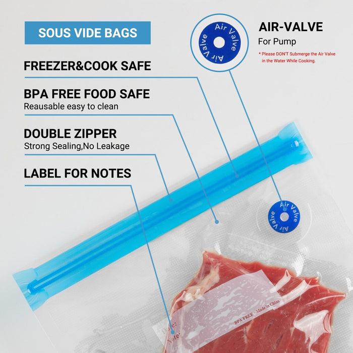 Electric Vacuum Bags for Sous vide Food Storage Saver Kitchen