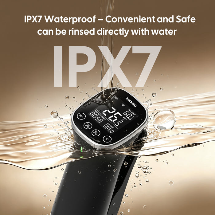 INKBIRD 5G/2.4G WiFi Bluetooth Smart Sous Vide Machine Slow Cooker ISV-301W IPX7 Waterproof