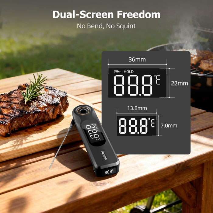 INKBIRD IHT-51K Dual-display Instant Read Food Meat BBQ Thermometer