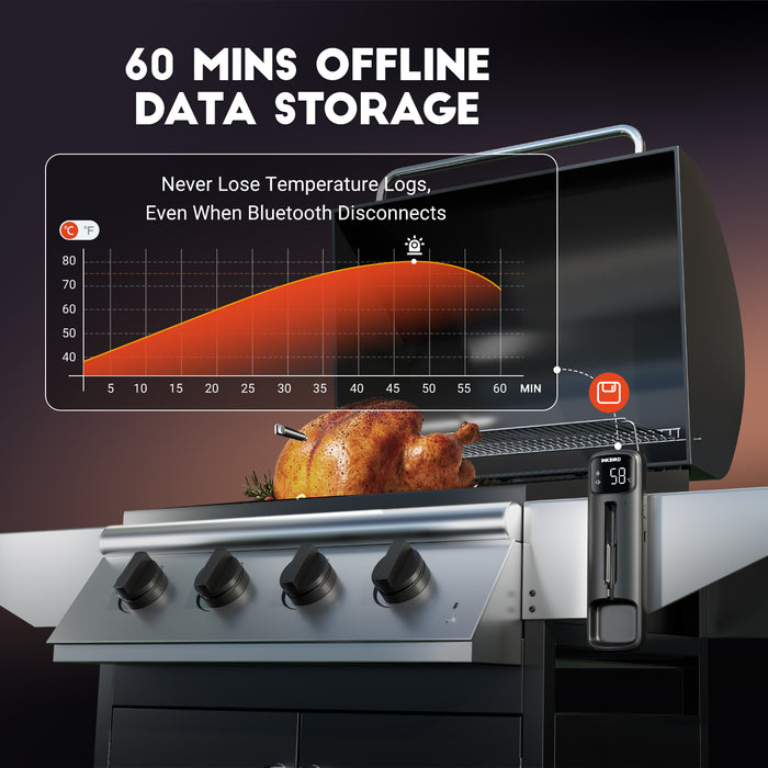 INKBIRD INT-11C-B Wireless Dual-Sensor Meat Thermometer