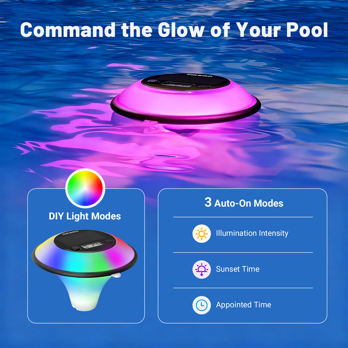 INKBIRD IBS-P05-W Solar Powered Pool Thermometer with 5G WiFi Gateway
