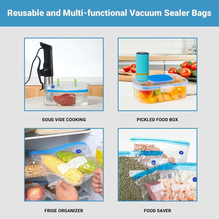 Electric Vacuum Bags for Sous vide Food Storage Saver Kitchen
