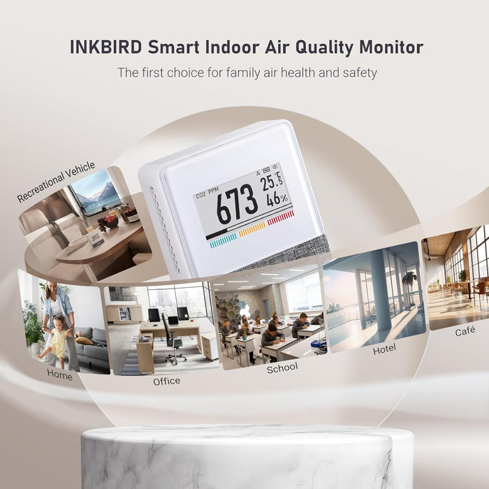 INKBIRD Smart Indoor Air Quality Monitor IAM-T1
