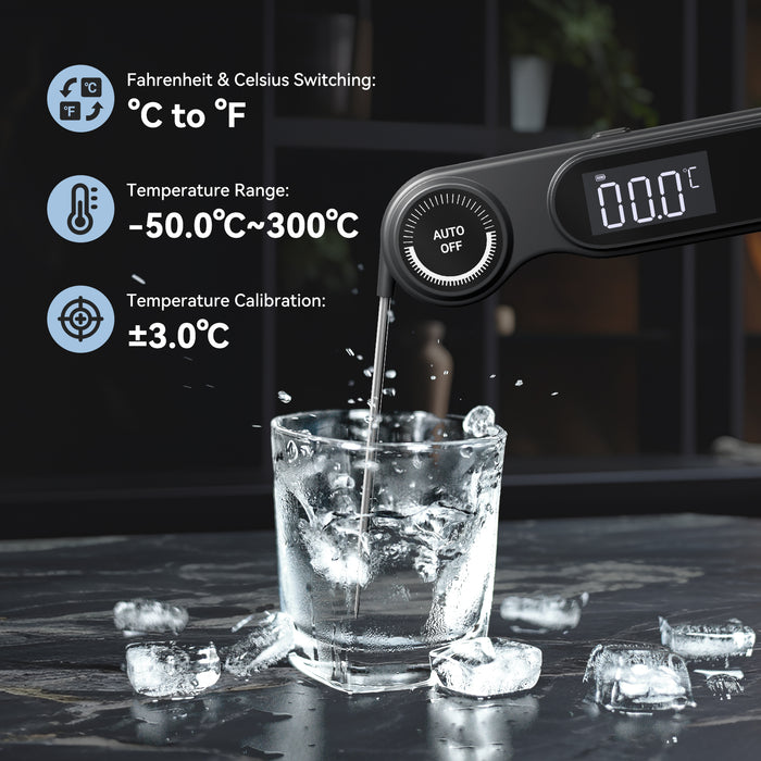 NKBIRD IHT-21K Instant Read Meat Thermometer IP65 Waterproof