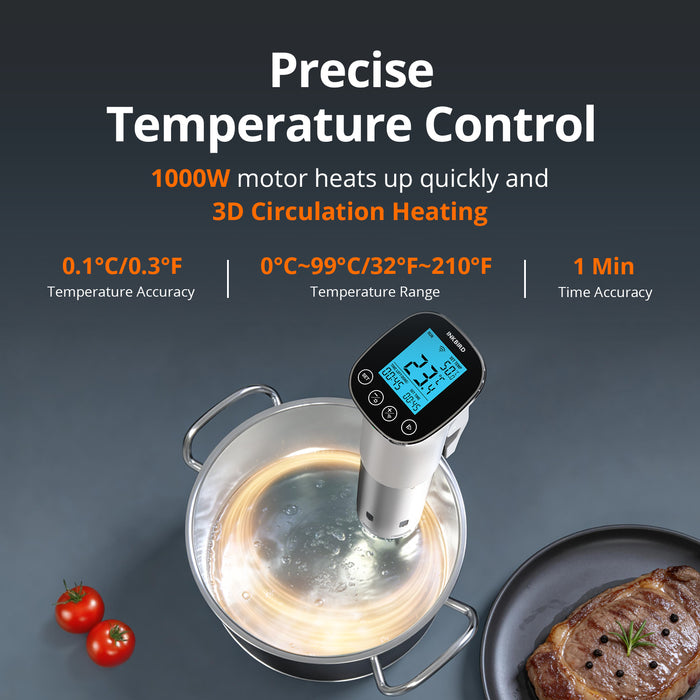 INKBIRD Wi-Fi Sous Vide Slow Cooker Waterproof SSV-103-W 1000W