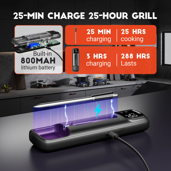 INKBIRD INT-11C-B Wireless Dual-Sensor Meat Thermometer