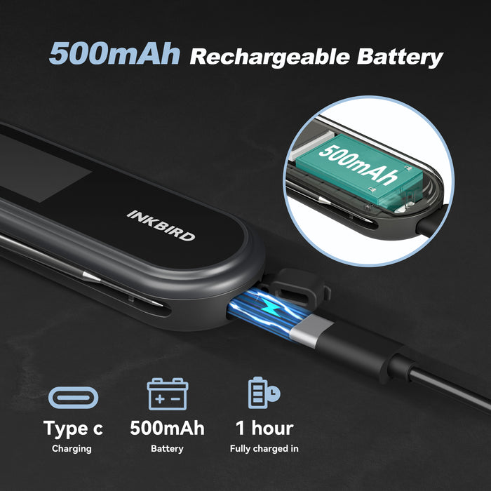 NKBIRD IHT-21K Instant Read Meat Thermometer IP65 Waterproof