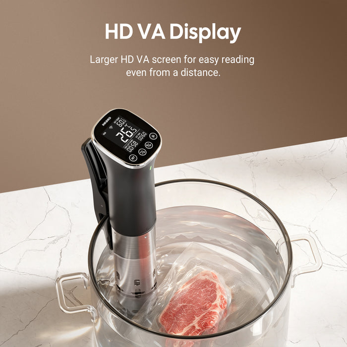 INKBIRD 5G/2.4G WiFi Bluetooth Smart Sous Vide Machine Slow Cooker ISV-301W IPX7 Waterproof