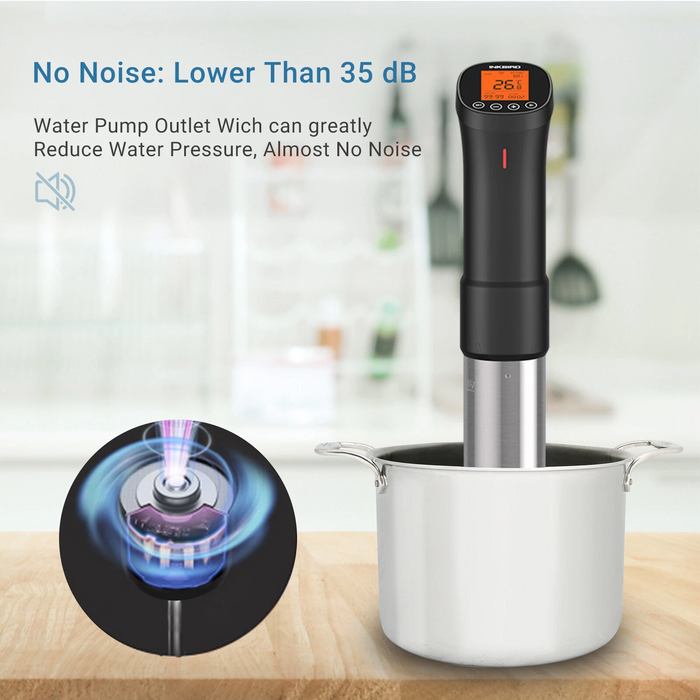 INKBIRD Wifi Sous Vide Slow Cooker Machine ISV-200W + Splashproof Storage Bag