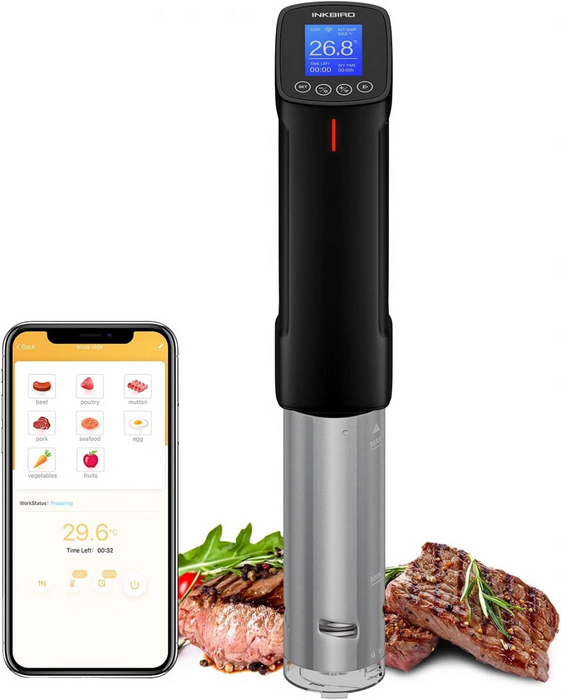 INKBIRD Wifi Sous Vide Cooker ISV-100 with Storage Carrying Case