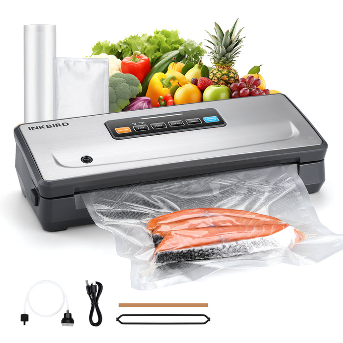 INKBIRD INK-VS06 Cordless Vacuum Sealer Machine Rechargeable with Starter Kit