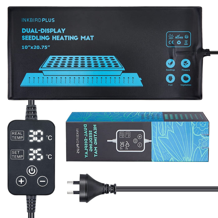 INKBIRDPLUS Seedling Heat Mat with Built-in Thermostat