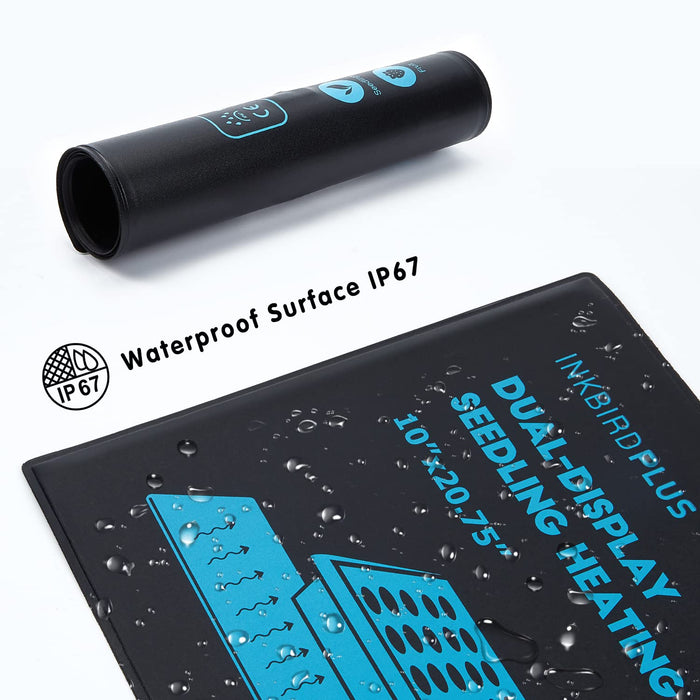 INKBIRDPLUS Seedling Heat Mat with Built-in Thermostat