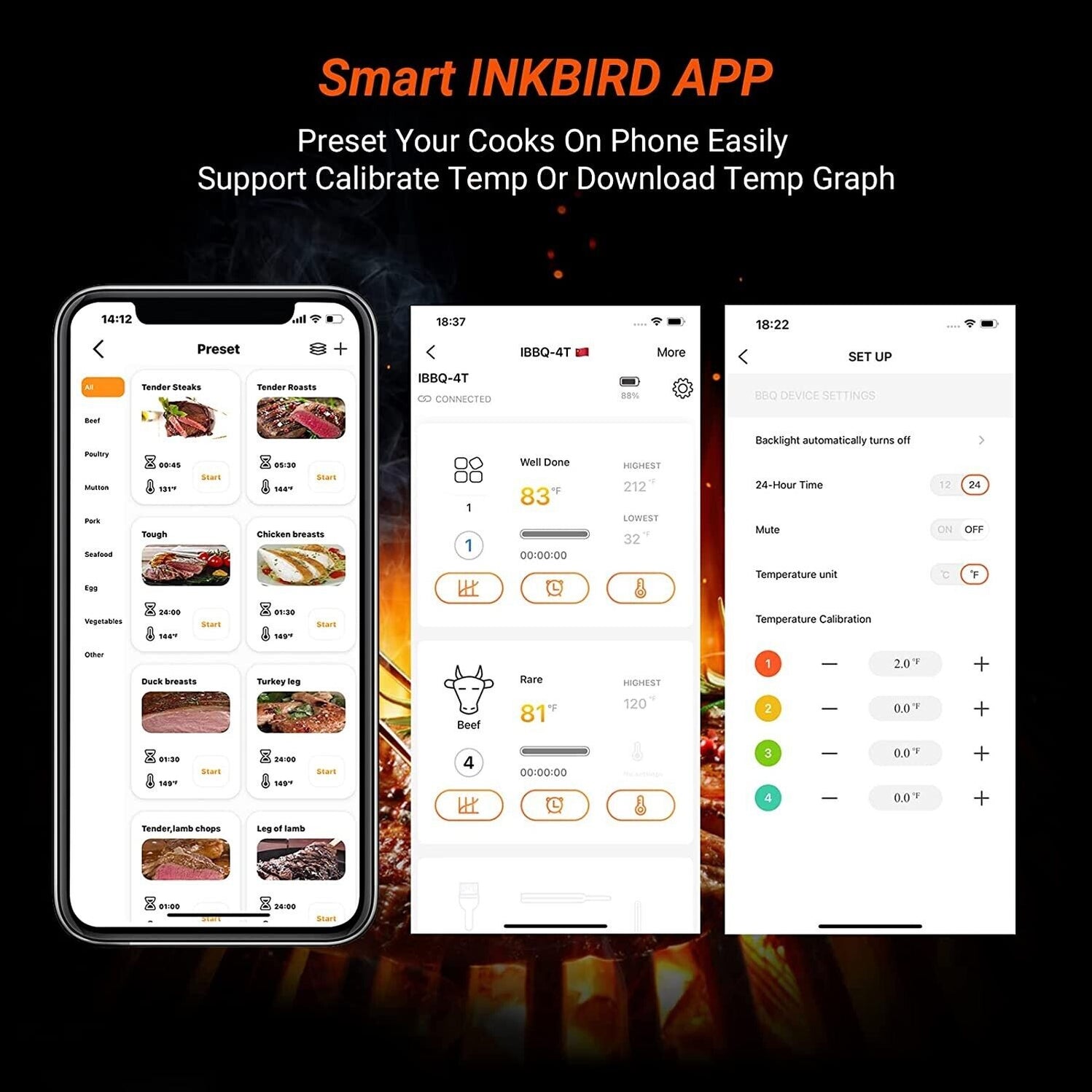 INKBIRD WiFi Grill Thermometer IBBQ-4T — INKBIRD AUSTRALIA