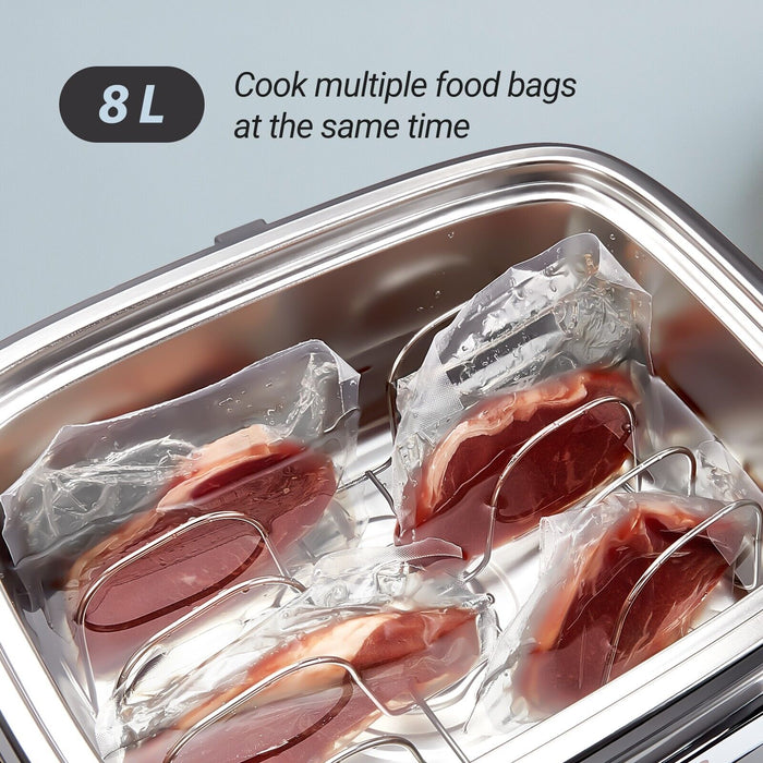 WiFi 8L Sous Vide Slow Cooker ISV-500W + Vaccum Sealer INK-VS01