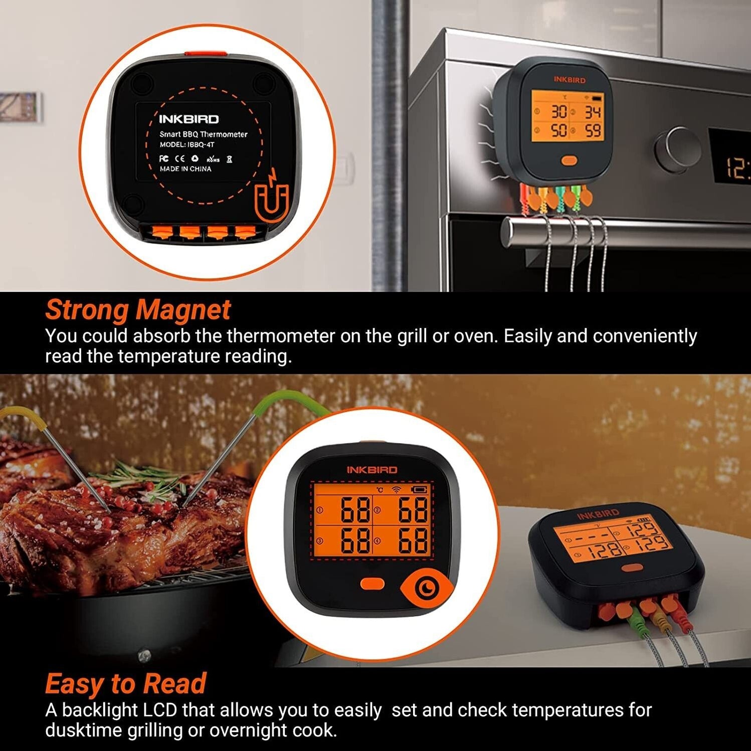 INKBIRD WiFi Grill Thermometer IBBQ-4T — INKBIRD AUSTRALIA