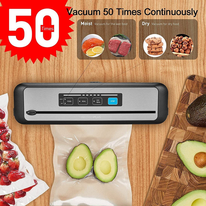 WiFi 8L Sous Vide Slow Cooker ISV-500W + Vaccum Sealer INK-VS01