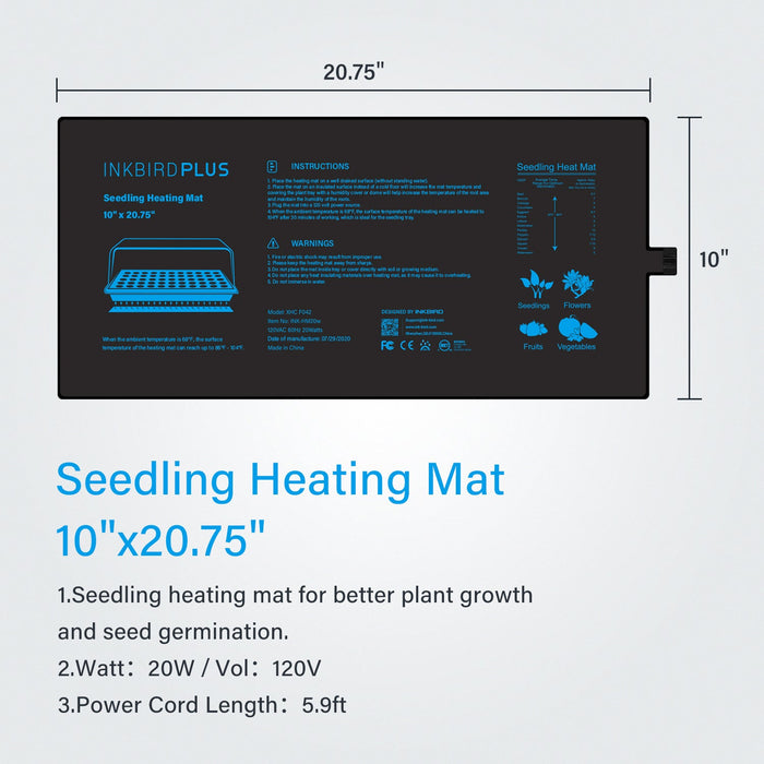 INKBIRDPLUS Seedling Heating Pad INK-HM20W