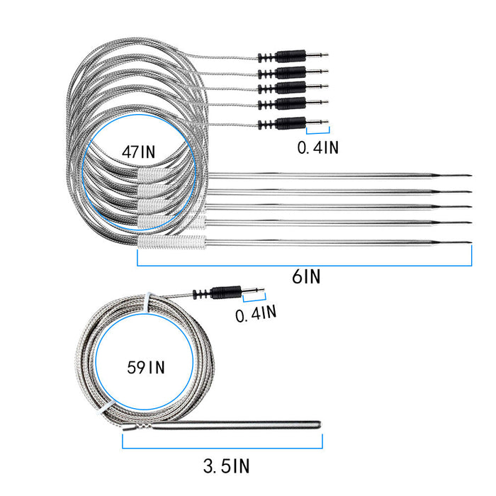 Inkbird Cooking Probe Replacement for BBQ Thermometer IBT-6XS