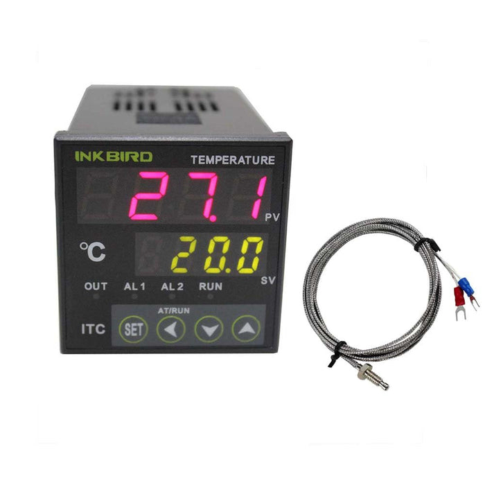 PID Temperature Controllers Thermostat ITC-106VH + K sensor + SSR + heat sink