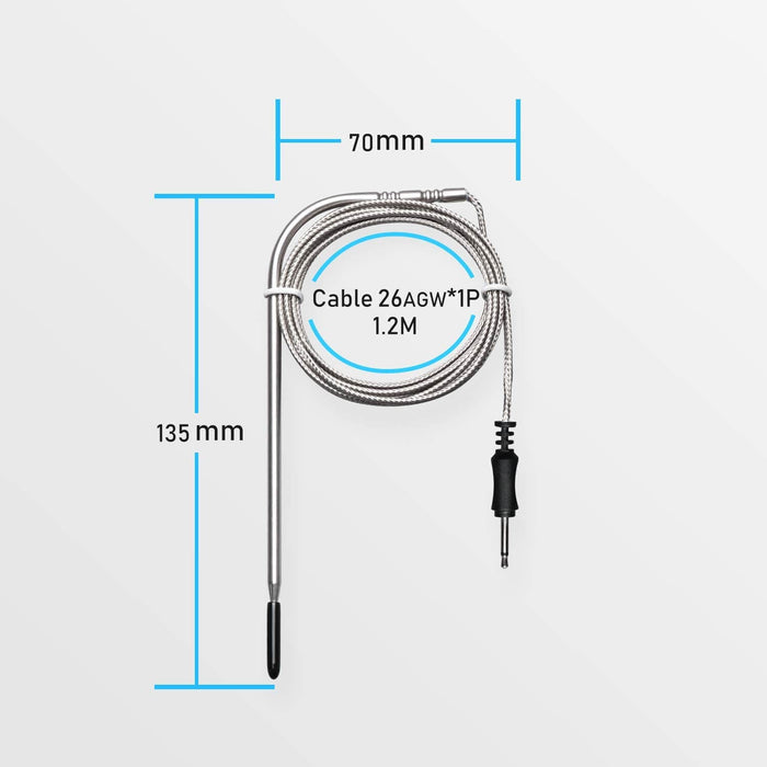 Stainless Oven Probe or Meat Probe Replacement for IRF-4S